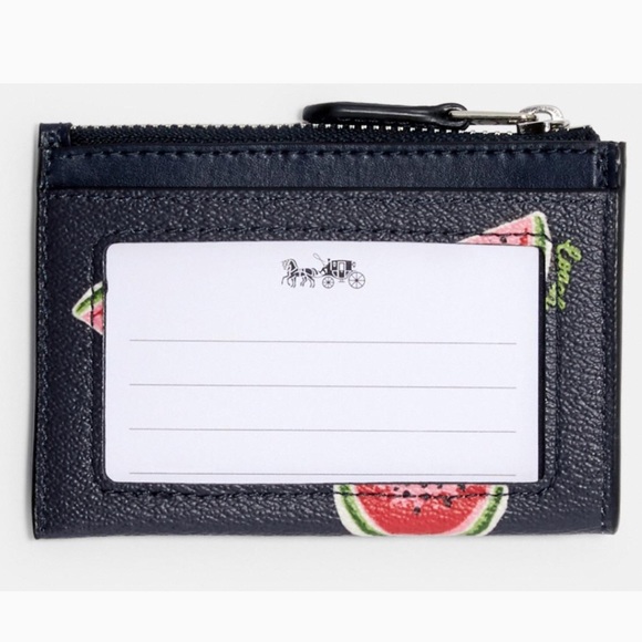 🍉🍉COACH MINI ID CASE w/ WATERMELON PRINT 🍉🍉 - Picture 2 of 3